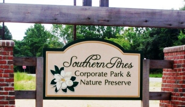 Southern Pines corporate park and nature preserve